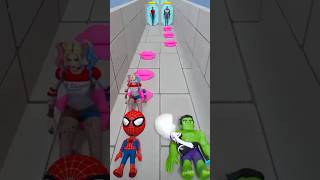 Kiss Run Spiderman VS Hulk spiderman shorts gta [upl. by Imelida]