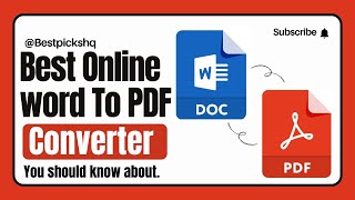 Best Online Word To PDF Converter You Should Know About  WordToPDF OnlineConverter OnlineTools [upl. by Ardnazxela260]