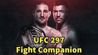 UFC 297 Strickland vs Du Plessis  Fight Companion Comain amp Main event [upl. by Astrid]