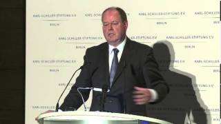 Wirtschaftspolitische Rede von Peer Steinbrück bei der KarlSchillerStiftung [upl. by Sandy]