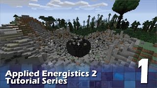 Minecraft  Applied Energistics 2 Tutorial 1  Ore Gen and Meteors [upl. by Melvyn921]