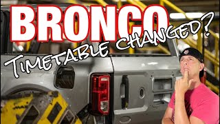 Breaking news  Ford Bronco production moved up [upl. by Felicidad386]