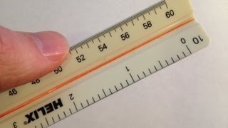 How to use an Engineers Scale or Engineers Ruler [upl. by Willing]