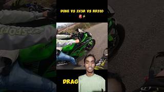 Zx10r Vs Rr310 Vs Z900 kawasaki rider Motovlog rr310 rider kawasaki [upl. by Elatia]