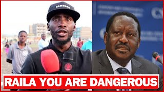 🚨🚨SHOCKING😭😭Raila wewe ni HATARI kama CANCER haufai kabisa❌❌ Brave Songa Songa SPIT Fire🔥🔥 [upl. by Aihsakal552]