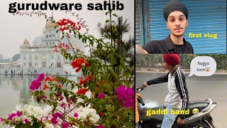 first vlog 🥹gurudwara bangla sahib 😱gaddi band raste mai trending viralvideo youtubevideo vlog [upl. by Dahc]