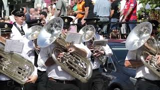 Aughnaskeagh Silver Band at Killyleagh Black Saturday 2024 [upl. by Phene280]