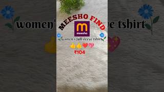 quot🔥UNBOXING MEESHOS WINTER full sleeve TSHIRT ❄️  Rs 104quot meesho meeshofinds [upl. by Yrehcaz]