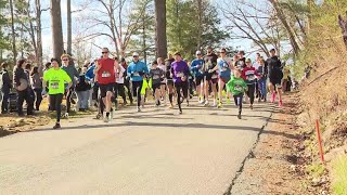 Hundreds take part in Run to Remember Kara Cook [upl. by Arakal768]