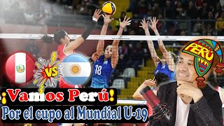 🟠 Reacción en vivo  PERÚ 🇵🇪 VS ARGENTINA 🇦🇷 Sudamericano de Vóley  Sub 19 2024 [upl. by Haianeb]