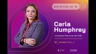 La única credencial para votar es la física no existe ninguna credencial digital Carla Humphrey [upl. by Hallee]