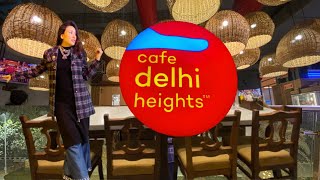 Cafe Delhi Heights  Dwarka BEST cafe  Best CAFE in DelhiNcr  Travelsutra sumans way [upl. by Celka]