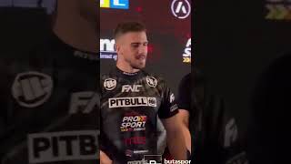 Marko Bojkovic Flips Up Brazzilian Fighter Lucas Ananias [upl. by Yehudi590]