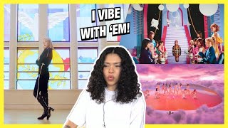 FIRST TIME REACTING TO IZONE Panorama FIESTA amp Secret Story Of The Swan MV  REACTION [upl. by Ettevol]