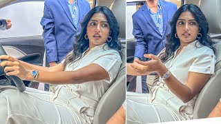 Eesha Rebba latest Video at Maruti Suzuki Dzire New Car  Eesha Rebba  Hi Celebrity [upl. by Lilly]