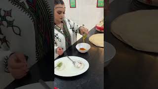 Gondar Ethiopia Ankara food [upl. by Acsot]