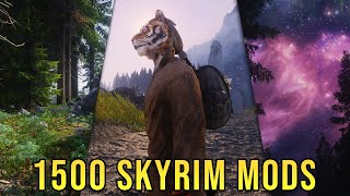 Checking Out Some NEW Skyrim Mods  Lyra Wabbajack  1500 Mods [upl. by Celeste320]