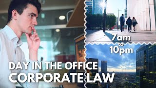 Day in My Life as a CORPORATE LAWYER in London  14 Hour Day [upl. by Brandy133]