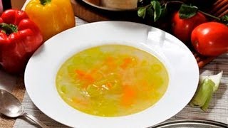 Consomé de verduras  Vegetable Soup [upl. by Rennat647]