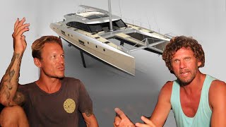 Catamarans vs Monohulls  Between 2 Sheets Podcast [upl. by Burnham175]