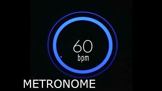 60 BPM Beats Per Minute Metronome Click Track HiQ [upl. by Pacificia52]