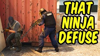 THAT NINJA DEFUSE  CSGO Funny Moments [upl. by Ystap1]