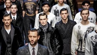 Dolce amp Gabbana  Fall Winter 20152016 Full Fashion Show  Menswear  Exclusive [upl. by Rikahs]