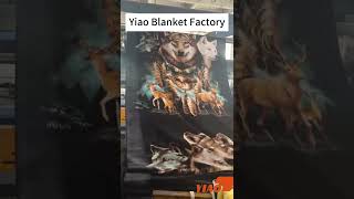 Yiao Home Textiles Raschel blanket sewing processhometextiles blanket factory raschelblanket [upl. by Kitchen]