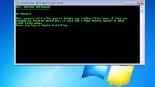 TrustedInstaller Hack Program Included [upl. by Tloh]