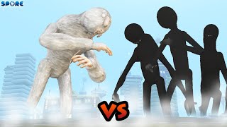 Precursor of the First War vs Morning Walks  Scary Titan Battle S3E10  SPORE [upl. by Blackmun]