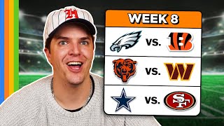 Predicting Every Week 8 NFL Game [upl. by Goober]