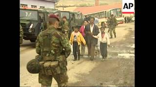 KOSOVO NATO TROOPS CONTINUE TO ARRIVE AT PRISTINA [upl. by Marienthal]