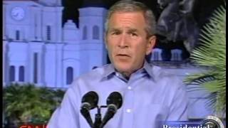 Hurricane Katrina Coverage Bush Address 9152005  CNN [upl. by Pogah]