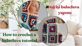 How to crochet balaclava Easy crochet tutorial [upl. by Anazraf339]