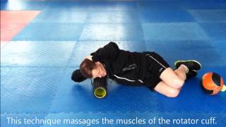 Foam Rolling Techniques for Shoulder Pain [upl. by Enyawd]