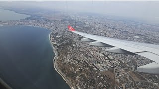 THY ile Hamburg ➡️ İstanbul Uçuşu kuş gibi süzüldük✈️☺️ With Turkish Airlines Flight from Hamburg [upl. by Anuayek]