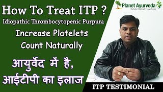 How to Treat ITP amp Increase Platelets Count Naturally [upl. by Namolos176]