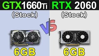 GTX 1660 Ti Vs RTX 2060  1080p and 1440p  New Games Benchmarks [upl. by Uokes568]