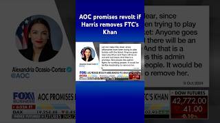 AOC issues dire warning to VP Harris shorts [upl. by Leesen]