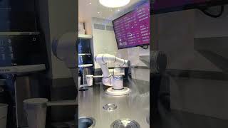 The 26th China Hitech FairA robot barista that can make a cup of coffee in 90 secondsrobot [upl. by Harp]