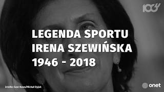 Zmarła Irena Szewińska  Onet100 [upl. by Ydnamron]