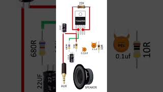 speaker circuit diagram design speaker circuitdesign circuitdiagram electronic [upl. by Augustin]