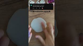 Kilden anahtarlık yapımı diy craft clay nasılyapılır shorts [upl. by Staffan]