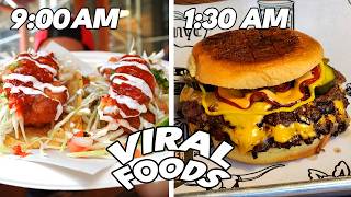 Eating The Most Viral Foods In NYC For 24 Hours [upl. by Cerveny627]