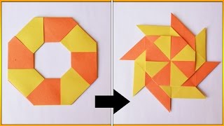 How to make a Transforming Ninja Star  Easy  Tutorial [upl. by Daniel]