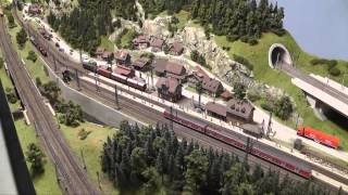 Modellbahnschauanlage in FürthOdw  Teil 1 Von der Küste bis zu den Alpen [upl. by Ellerol]