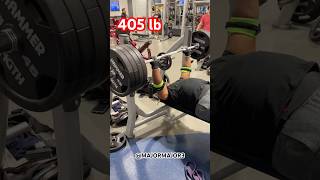 Carlos 405 lbs bench press [upl. by Sussi706]