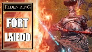 Elden Ring – Fort Laiedd on Mt Gelmir  Loot Prelates Inferno Crozier [upl. by Yslehc]