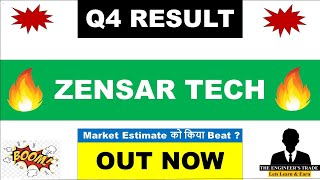 Zensar Technologies Q4 Results 2024  Zensar Tech Results Today  Zensar technologies Results [upl. by Nuahsyt122]