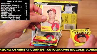 2012 Topps Heritage Blaster Box Break [upl. by Nosyaj61]